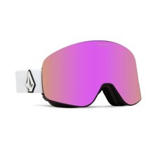 Volcom Odyssey Goggles Matte White Pink Chrome Yellow
