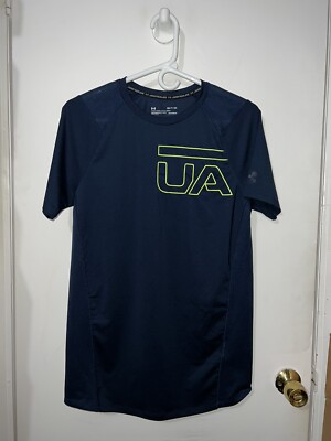 NWOT Mens Under Armour Heat Gear Fitted Workout Training Shirt