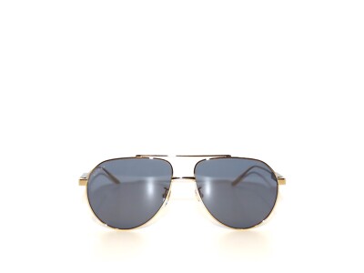 NEW GUCCI GG1311S 003 AVIATOR UNISEX GOLD GRAY SUNGLASSES GUCCI NEW GUCCI GG1311S 003 UNISEX METAL AVIATOR SUNGLASSES GUCCI  main image 2