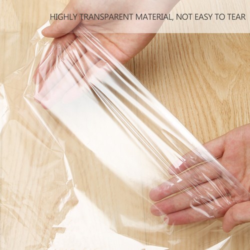 50Pcs/Set Clear Polythene Garment clothes dust cover Suit Dress Dry Cleaner Bags - Picture 6 of 14