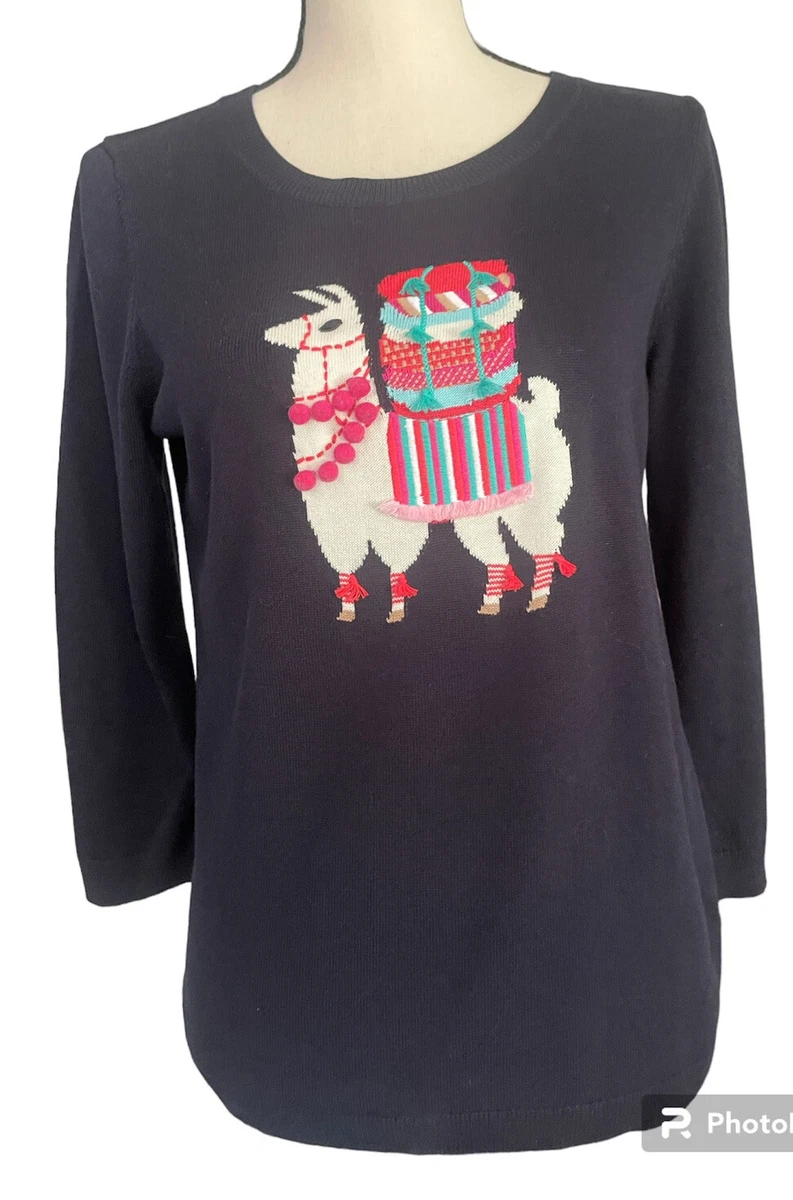 Talbots clearance llama sweater