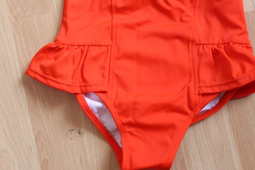 NWT GIRLS GYMBOREE SZ 5 SWIMSUIT ORANGE SWIM SHOP - Picture 3 of 4