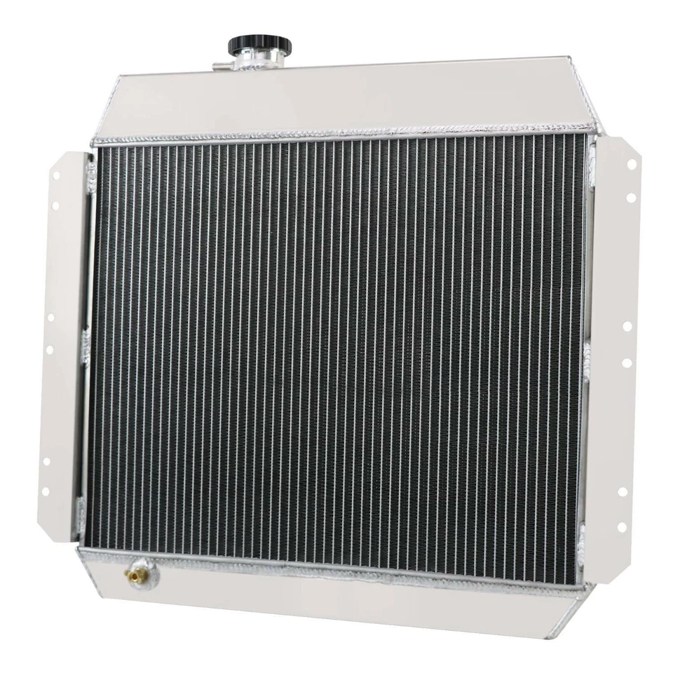 For 1949-1954 Chevy Bel Air Sedan V8 Fleetline 3 Core Radiator+Shroud Fan Kits Foto 2 de 4