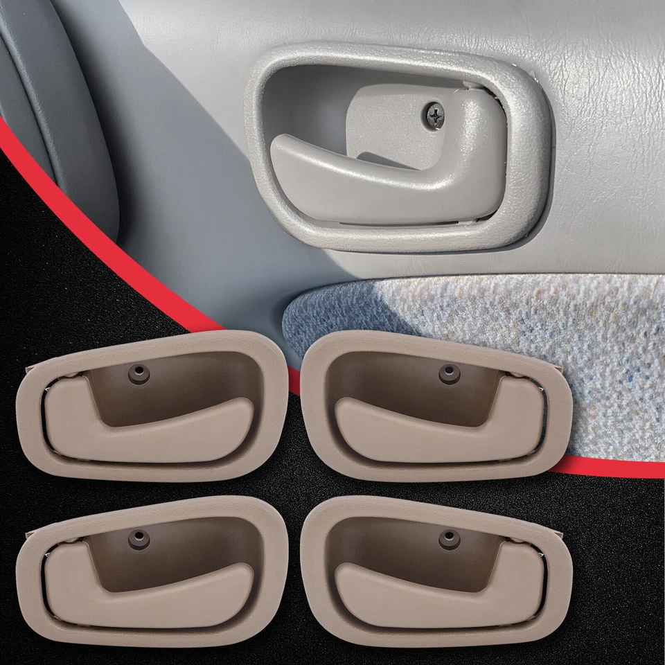Interior Inner Inside Door Handles Beige 2 Left 2 Right For Toyota Corolla 98-02 — 第 4/4 张图片