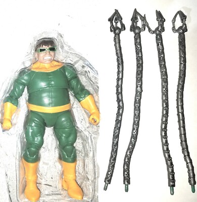 Hasbro Doc Ock +  Toy Biz ML Doc Ock 4 Bendable Tentacles  SHIPS LOOSE