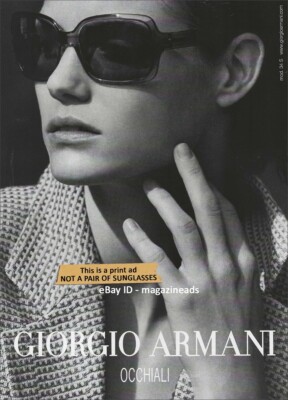 GIORGIO ARMANI Eyewear 1-Page PRINT AD Fall 2003 MINI ANDEN