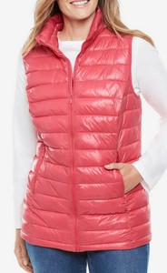 woman within puffer vest