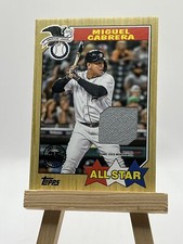 Miguel Cabrera 2022 Series 2 1987 Topps All Star Relics #87ASR-MC