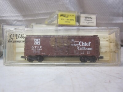 Atlas N. Scale 3419 Santa Fe (Map) 40' Box Car