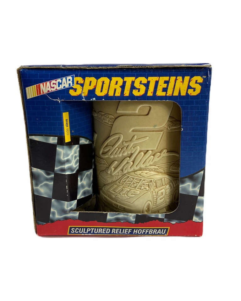 Nascar Rusty Wallace Sports Stein Autographed - Image 2 of 4