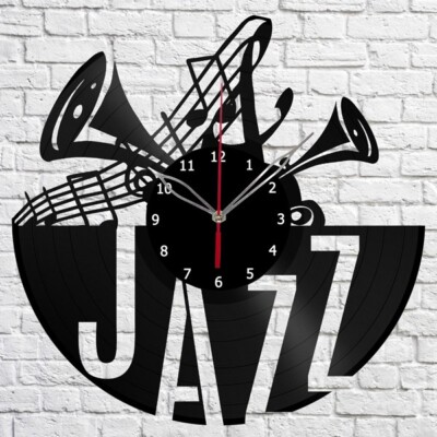Re_Vinyl ウォールクロック JAZZ 壁掛け時計　レコード Re_Vinyl ウォールクロック JAZZ 壁掛け時計 レコード レコード風