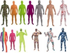 Adult 2nd Skin Disappearing Full BodySuit Stretch Jumpsuit Zentai Costume