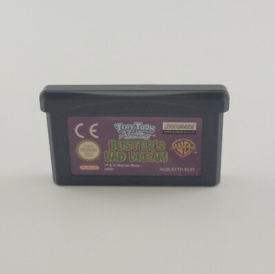 Nintendo GBA Tiny Toon Adventures: Busters Bad Dream - Cart And Manual - PAL