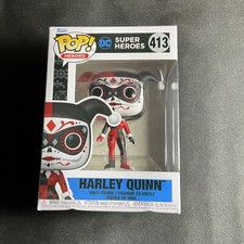 Damaged box Funko POP! Heroes Dia De Los DC Comics Harley Action Figure