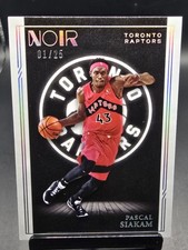 2020-21 Panini Noir Icon Edition /25 Pascal Siakam #100 BOOKEND