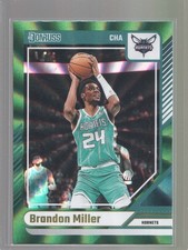 2024-25 Panini Donruss - Brandon Miller #197 Holo Green Laser Charlotte Hornets