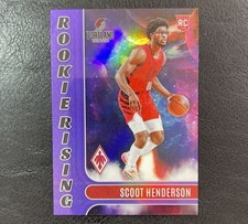 2023-24 Panini Phoenix - Rookie Rising Scoot Henderson #11 Purple /75 (RC)