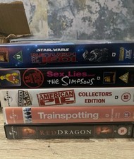 VHS Bundle X5 Assorted 1990s Tapes