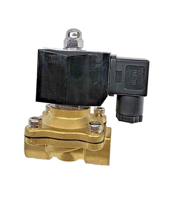 PU220-08 Oil Water Shako Type Brass Solenoid Valve 24VDC