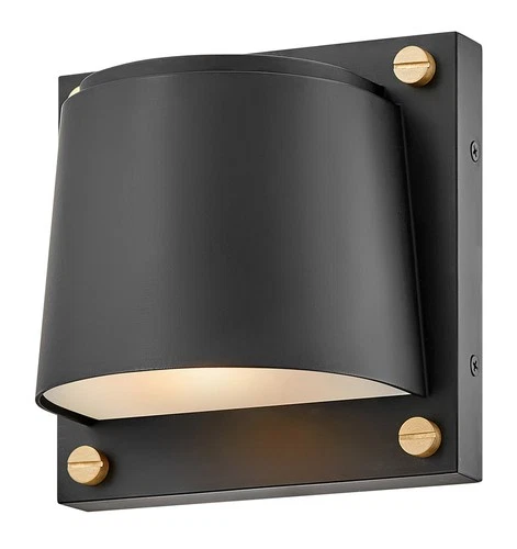 Hinkley Lighting 20020-LL Scout 1 Light 7" Tall Coastal Elements - Black - Picture 1 of 4