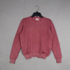 Pepe Jeans Sweater Mens Medium Darren Slim Fit Cotton Crewneck Knit Y2K London