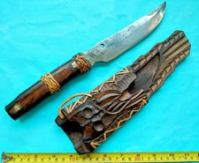 1  Ifugao Igorot tribal knife  blade hand forged Filipino bolo smaller machete