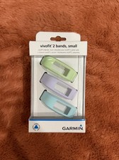 Garmin v vofit 2 Bands Small Size 3 Pack Pastel Replacement Wristbands NIB