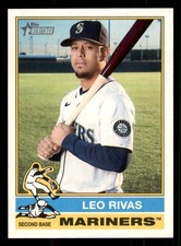 2025 Topps Heritage #634 Leo Rivas Seattle Mariners
