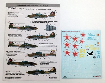 Foxbot 48-054 1/48 Flying Revenge: Ilyushin IL-2, Part II Decals