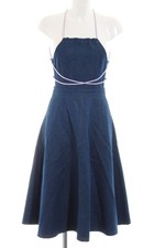 Gonna salopette Donna Gonna Taglia IT 38 blu-malva stile casual