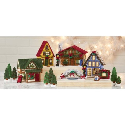Herrschners  Old World Village Plastic Canvas Kit