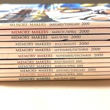 Memory Makers Scrapbook Magazine Lot of 11 Issues 16-30 Craft Ideas 2000-2002
