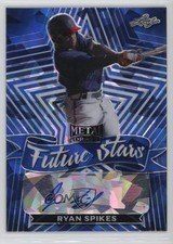 2021 Leaf Metal Draft Future Stars Blue Crystals 15/15 Ryan Spikes Auto 0b5