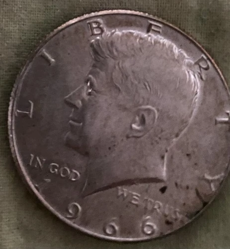 1966  JFK Half Dollar UNC Cond. 40 Percent Silver