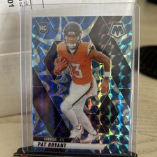 2025 Panini Mosaic - Rookies Pat Bryant #379 Reactive Blue Mosaic Prizm (RC)