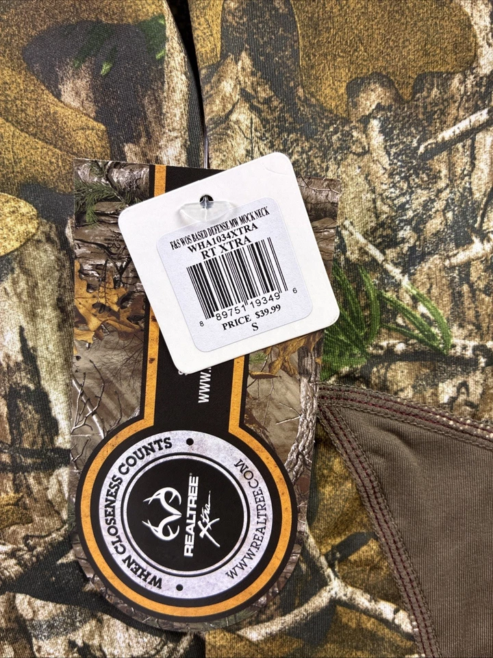 Field & Stream Midweight Base Defense Base Layer Womens Mock Neck Top Size Small - Image 3 of 4