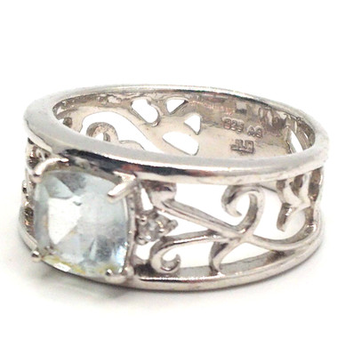*TRAUM *Designer Schmuckstein Ring 925 Sterling Silber JLO Juwelo Modernist Cool