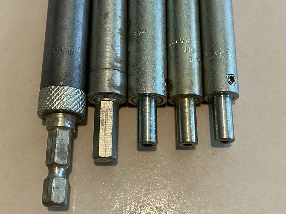 Lote de 5 brocas autocentrantes para bisagras herrajes para puertas etc. Vix-Bit Foto 3 de 3