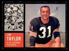 1962 Topps - Jim Taylor #66 PR (Filler)
