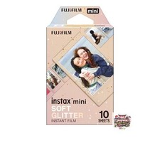 NEW Fujifilm INSTAX MINI S-GLITTER WW 1 Instant Camera Film 10 Sheets Soft