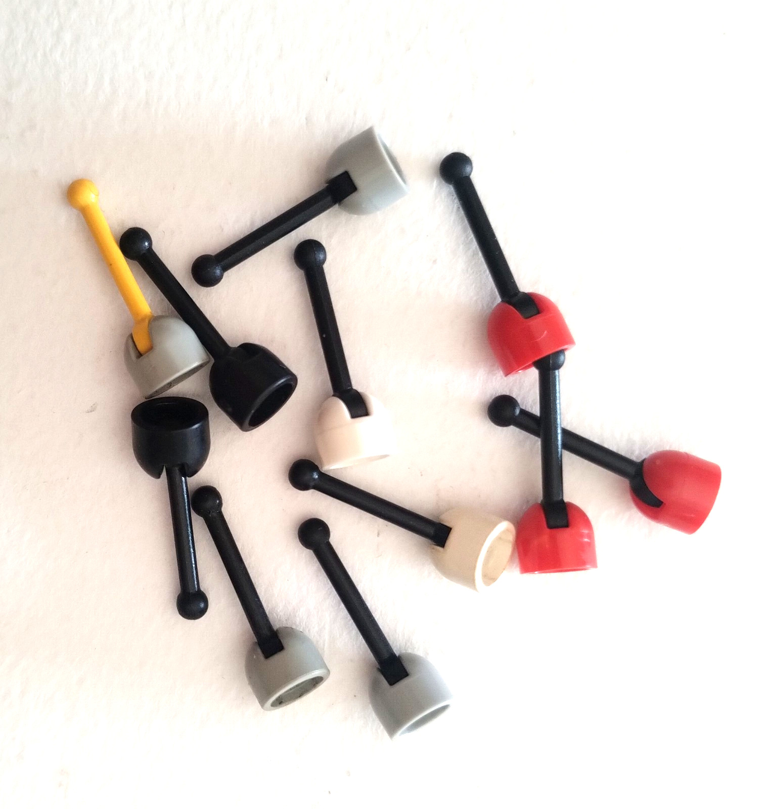 Lego 11x Antenne Miste Vari Colori Accessori Costruzioni Vintage Originale