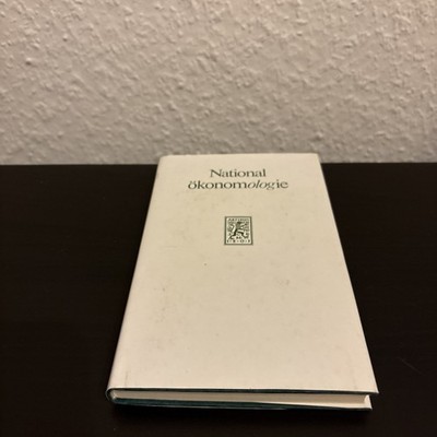 Orestes V. ( Hrsg.) Trebeis, NATIONALÖKONOMIE J.C.B. Mohr (Paul Siebeck)