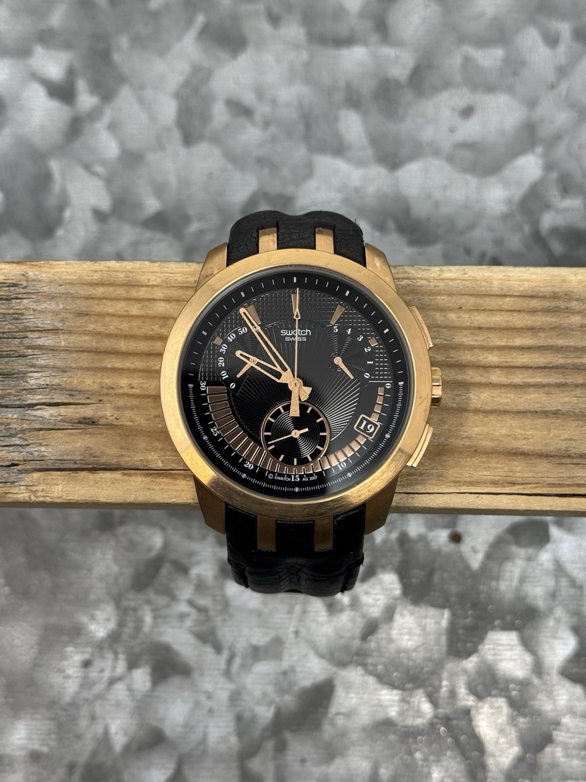 Swatch Irony Retrograde Chrono Serious Affair, 42mm Watch w/Band