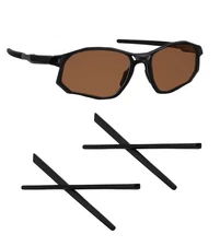 Black Replacement Ear Socks for Oakley Trajectory OX8171 Non-Slip Temple Tips