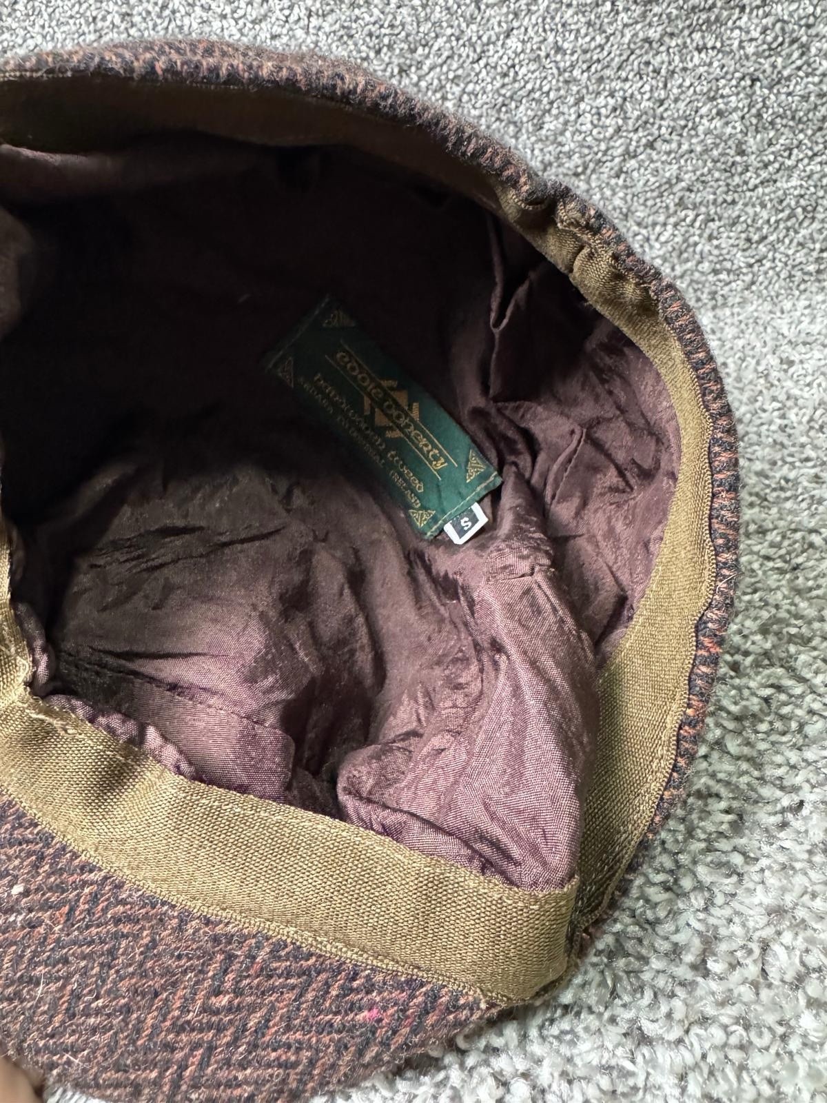 Eddie Doherty Flat Cap Hat Size Small Multicolor … - image 5