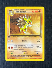 Pokemon TCG Fossil 1st Edition Sandslash 41/62 1999 English LP on eBay