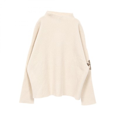 CHROME HEARTS Pullover Pulli Strick Baumwolle Beige Größe XSM/SML Gebraucht H...