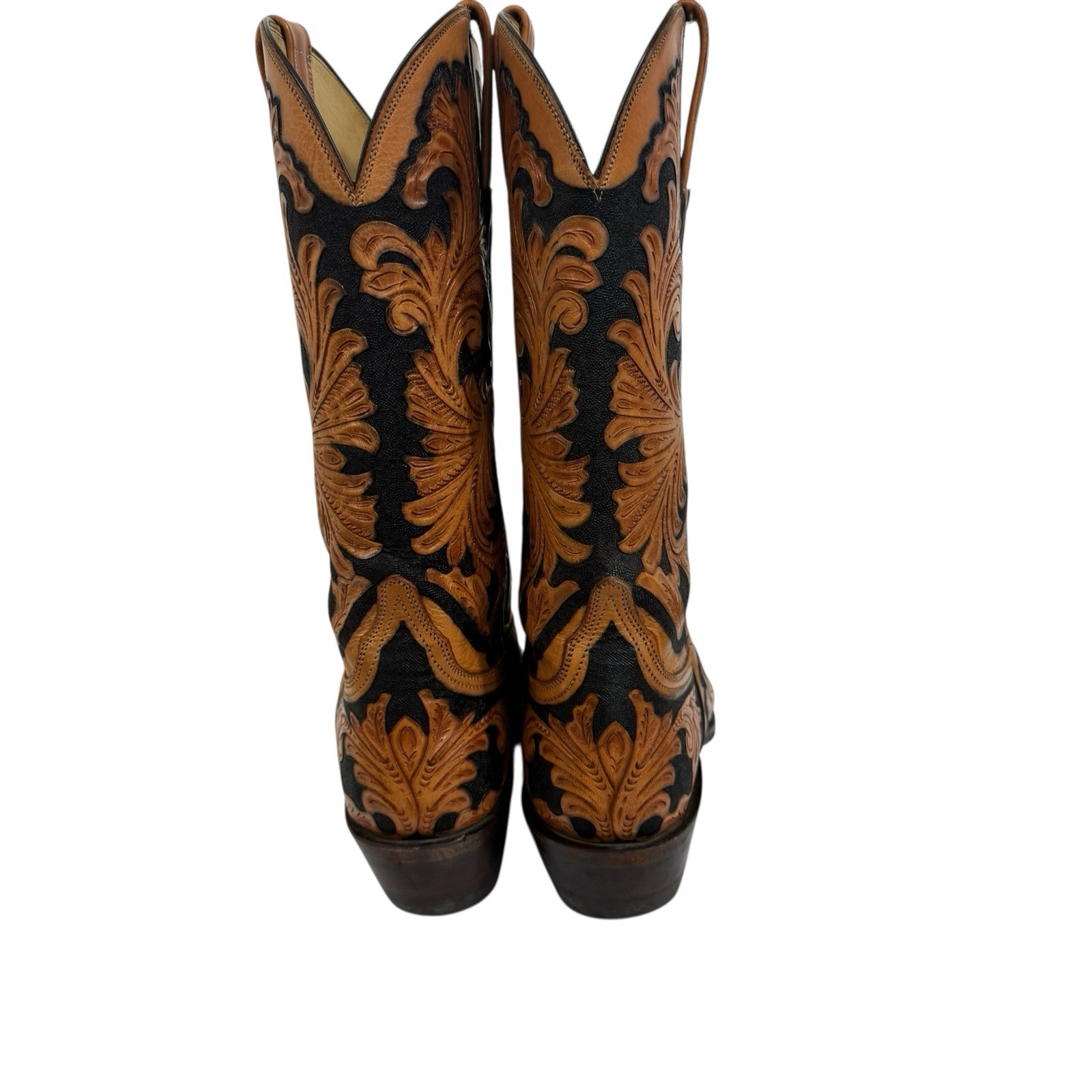 Lucchese 8.5 Classics Kent Hand Tooled Western Cowboy Boots $2500.00 Custom READ image 7