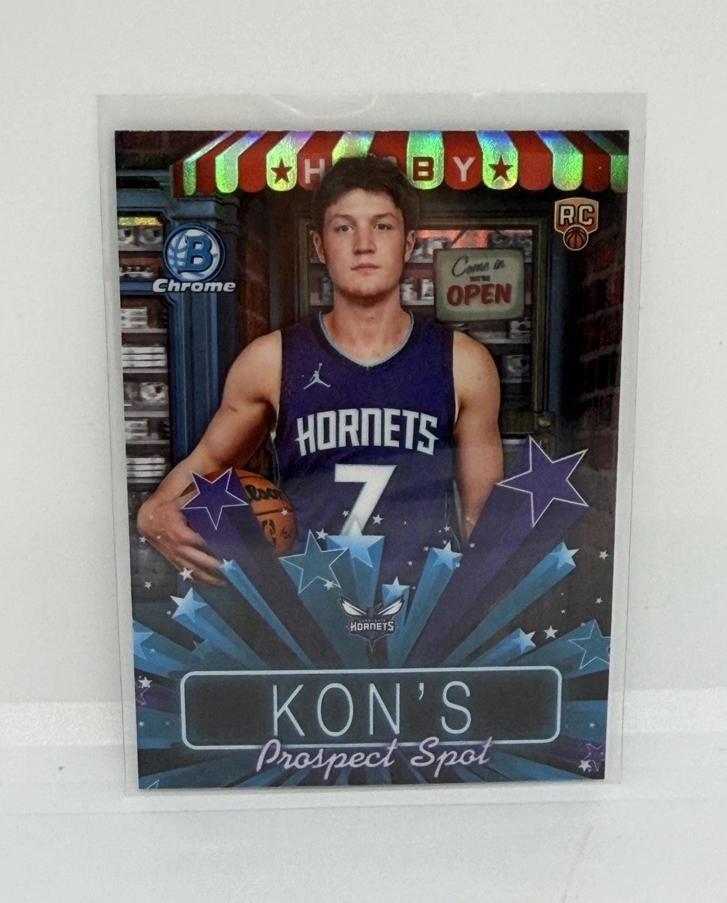 2025-26 Bowman - Hobby Stars Kon Knueppel #HS-7 Refractor (RC)