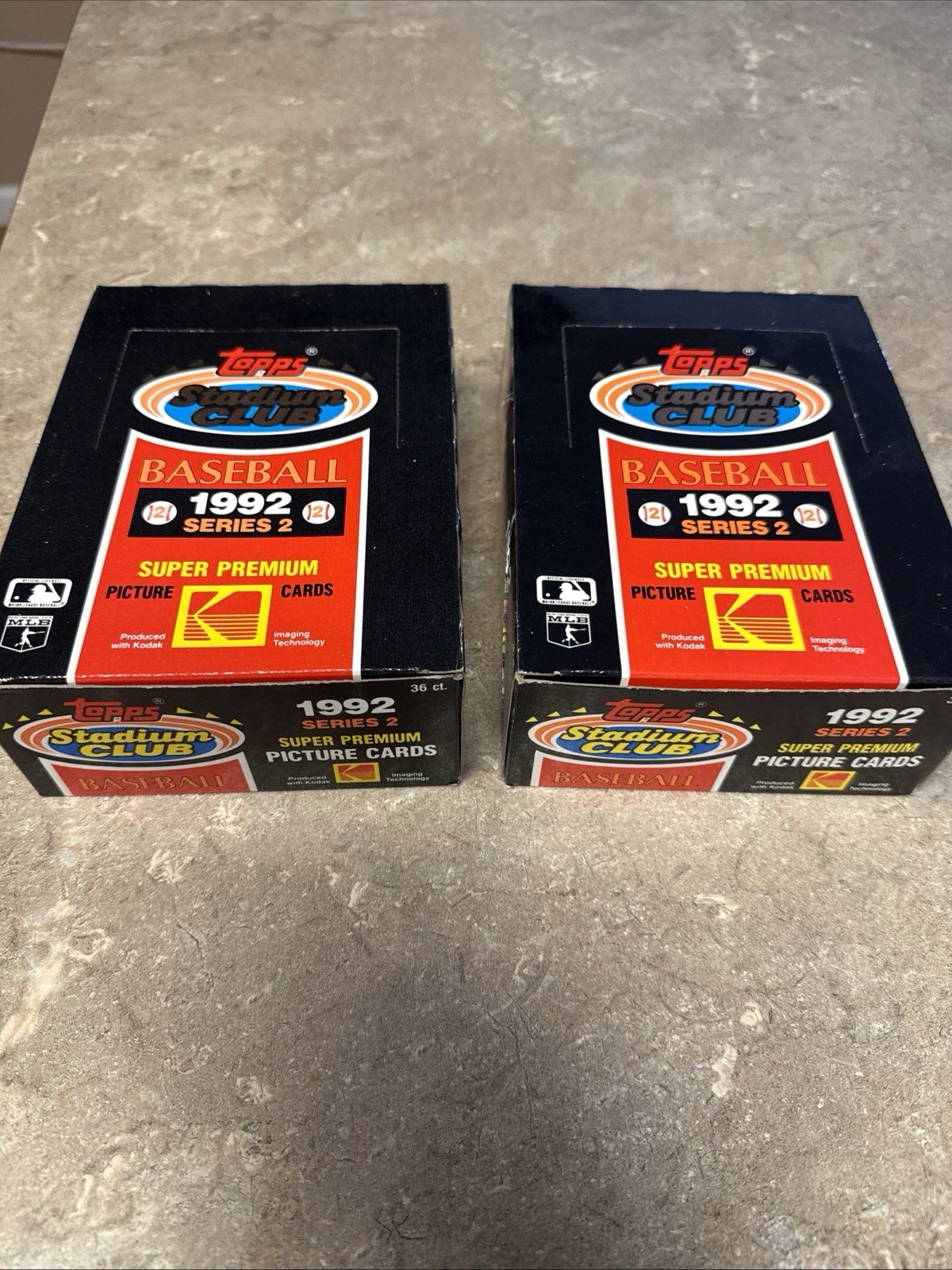 1992 Stadium Club Baseball Series 2  2 wax boxes-- 72 unopened packs Cards